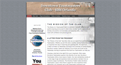 Desktop Screenshot of downtowntoastmasters.com